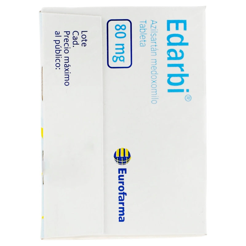 Edarbi 80 Mg Con 28 Tabletas