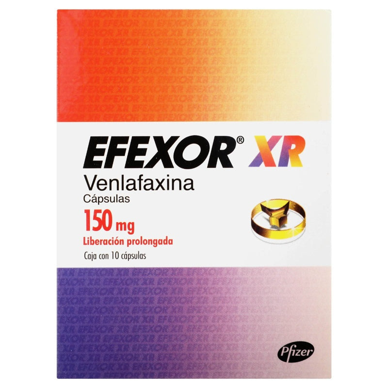Efexor Xr 150 Mg Con 10 Capsulas Liberación Prolongada 7501108713487 perfil 2