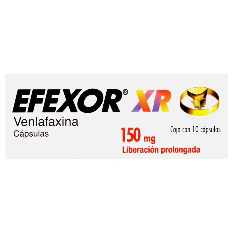 Efexor Xr 150 Mg Con 10 Capsulas Liberación Prolongada 7501108713487 perfil 6