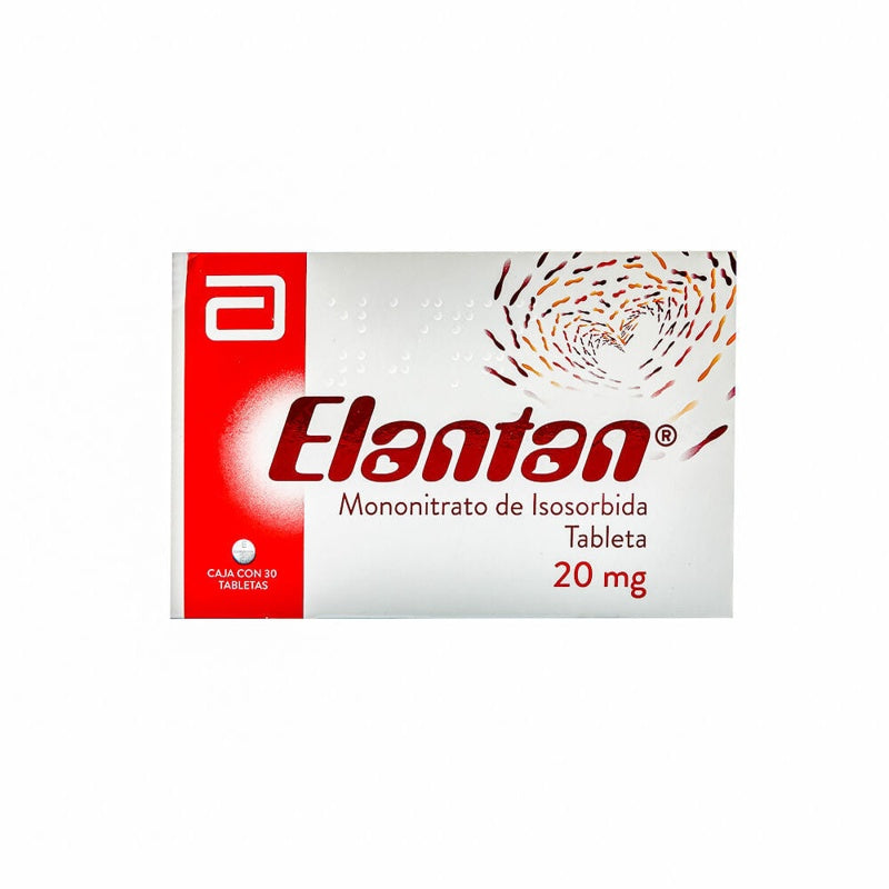 Elantan 20 Mg Con 30 Tabletas