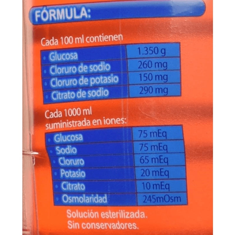 Electrolit Fresa Pediátrico 500 Ml Solución