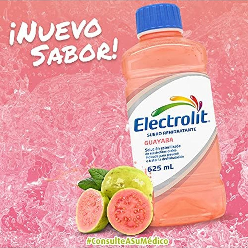 Electrolit Guayaba 625 Ml Solución