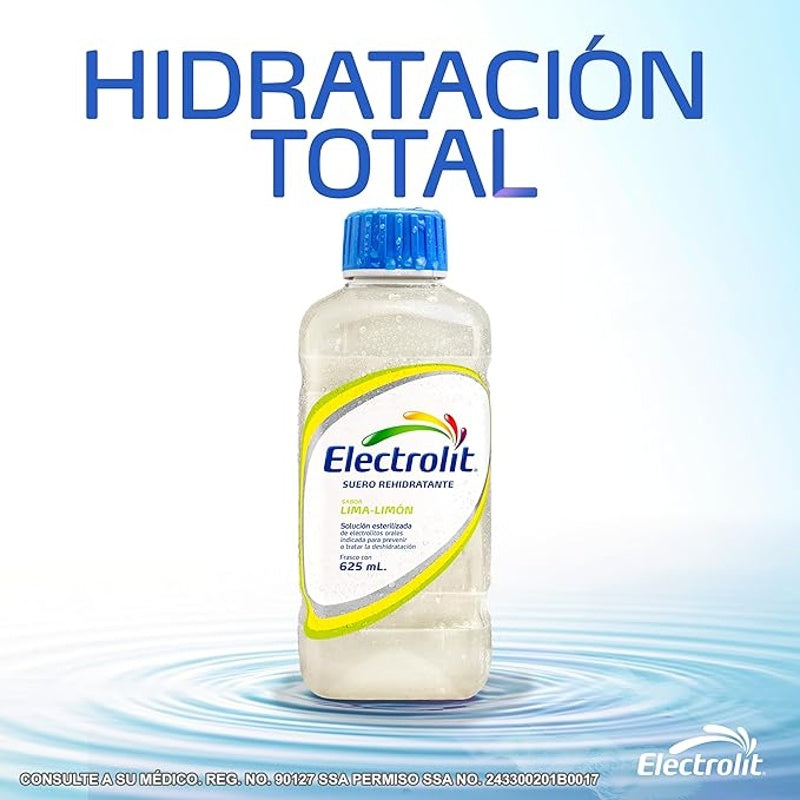 Electrolit Lima-Limon 625 Ml Solución