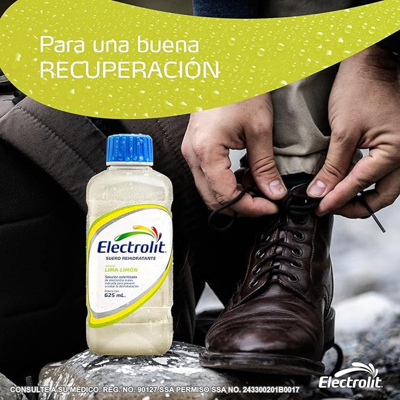 Electrolit Lima-Limon 625 Ml Solución