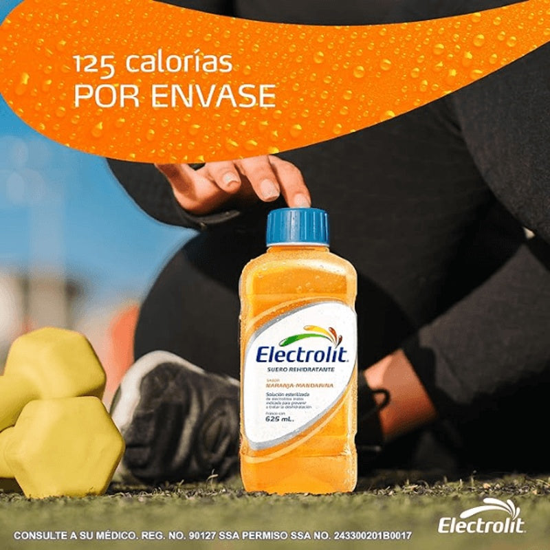 Electrolit Naranja Mandarina 625 Ml Solución