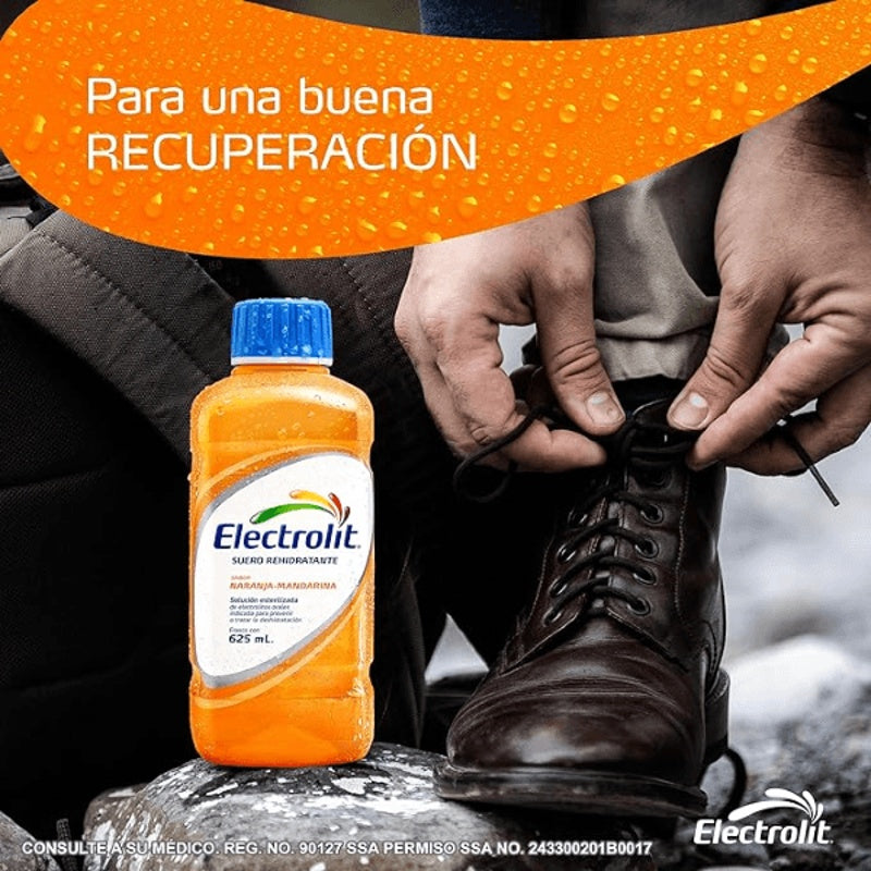 Electrolit Naranja Mandarina 625 Ml Solución