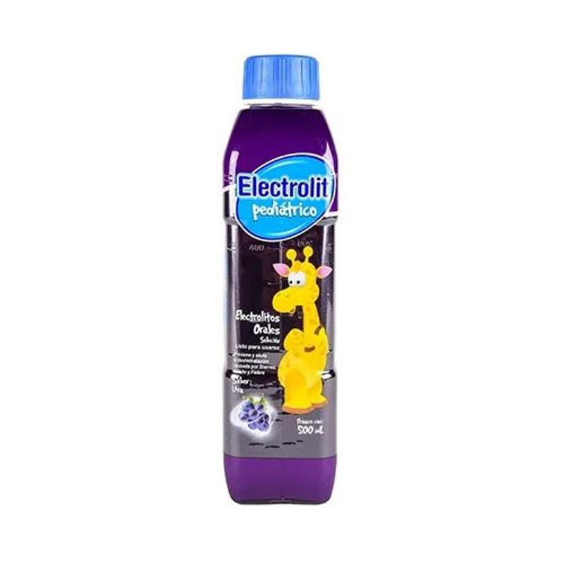 Electrolit Uva Pediátrico 500 Ml Solución