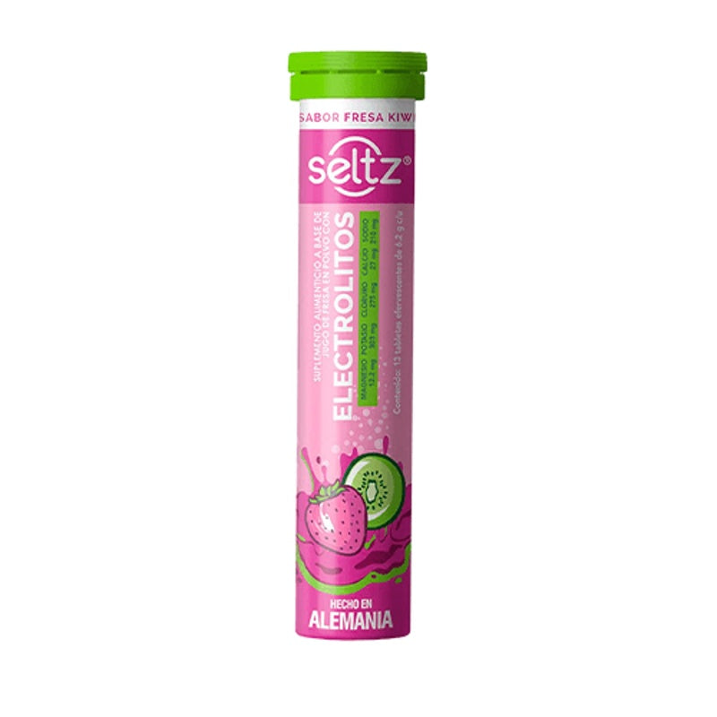 Electrolitos Seltz Fresa-Kiwi 81 Mg Con 13 Tabletas Efervecente 4022679148841