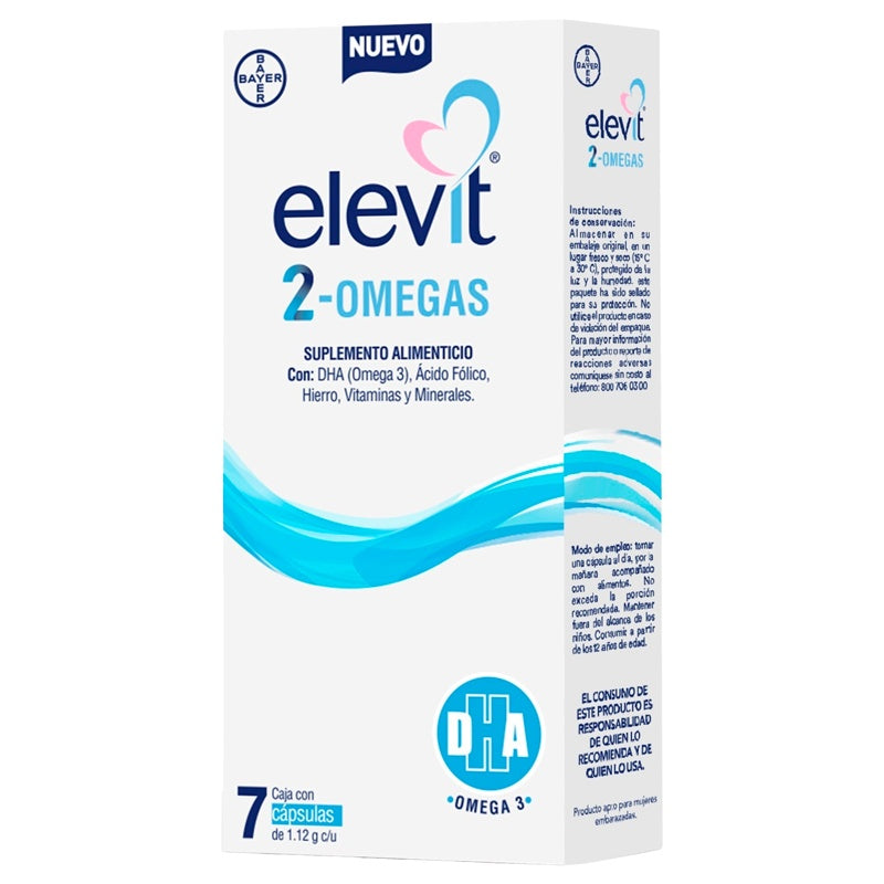 Elevit 2 Omegas 1.12 Gr 7 Capsulas