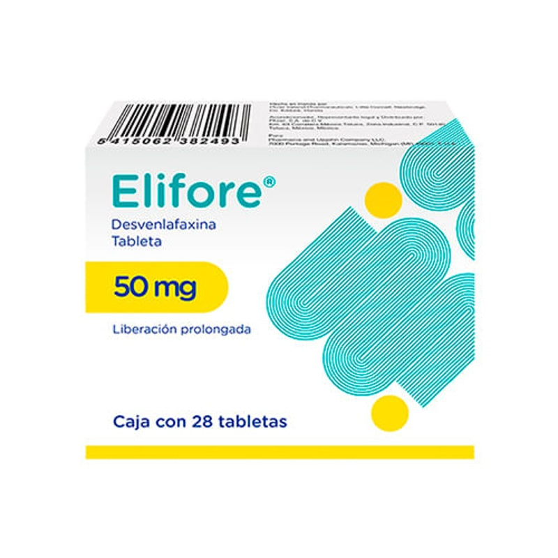Elifore 50 Mg Con 28 Tabletas