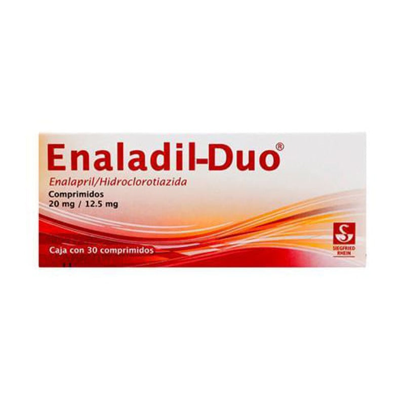 Enaladil Duo 20 / 12.5 Mg Con 30 Tabletas