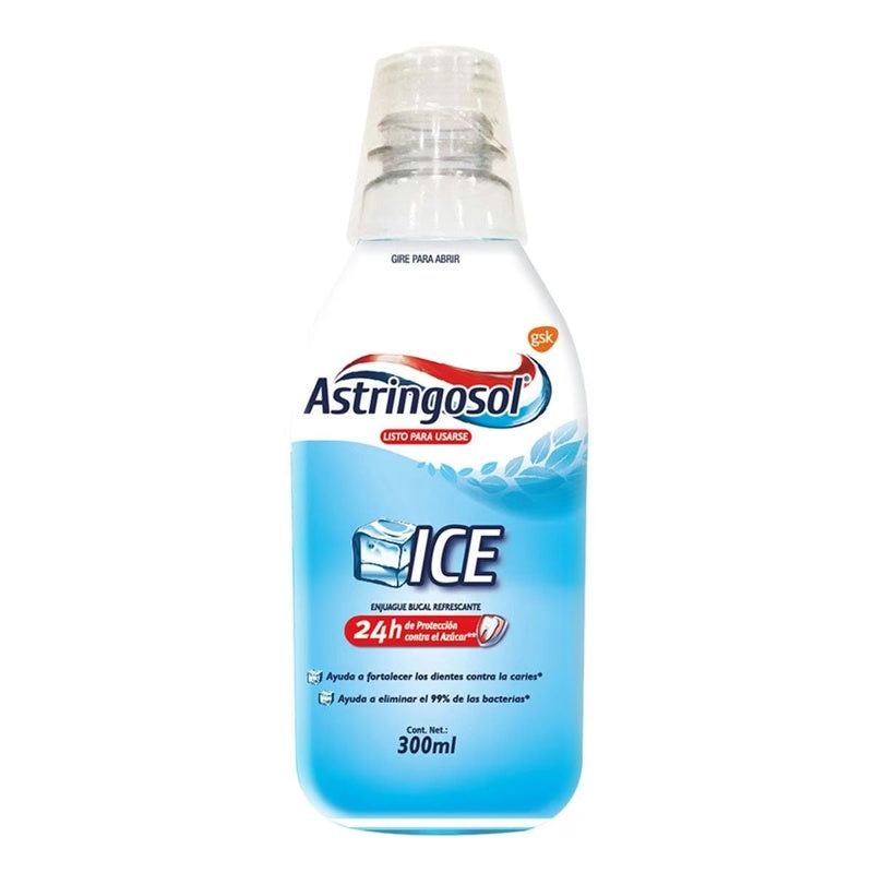 Enjuague Bucal Astringosol 24H Ice Cool 300 Ml