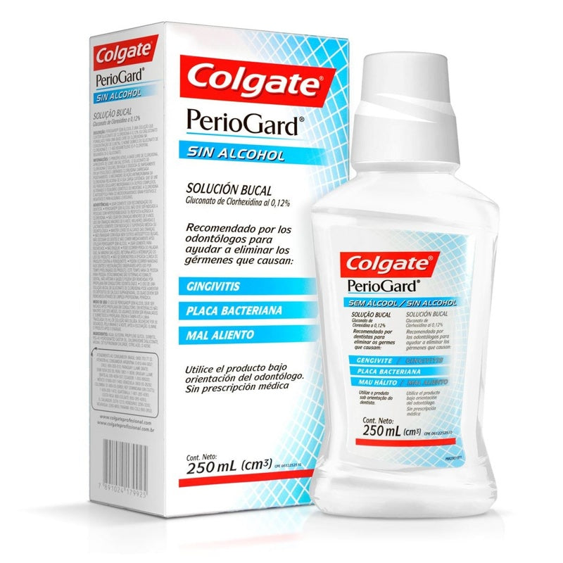 Enjuague Bucal Colgate Periogard Cero Alcohol 250 Ml Solución 7891024179925