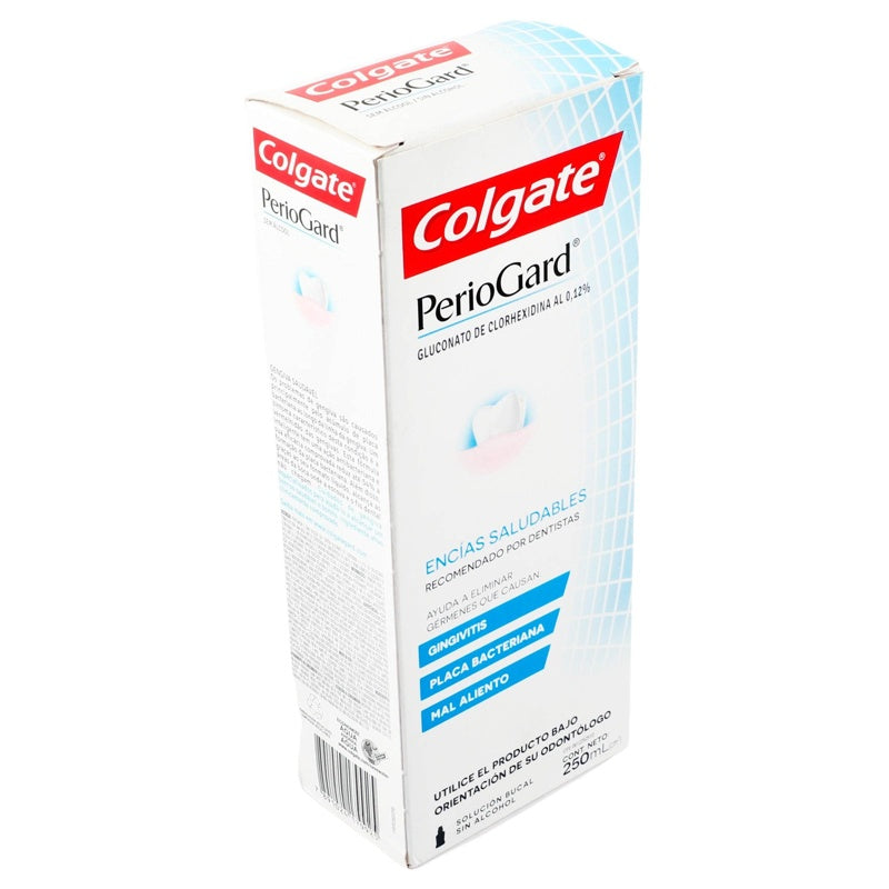 Enjuague Bucal Colgate Periogard Cero Alcohol 250 Ml Solución 7891024179925 perfil 2