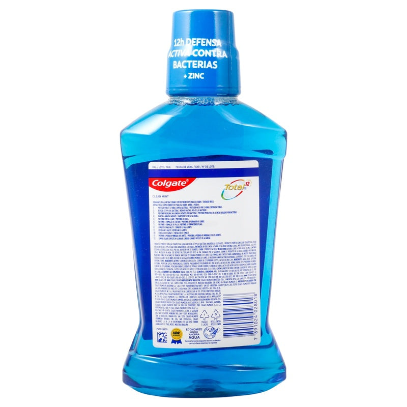 Enjuague Bucal Colgate Total12 Clean 500 Ml perfil 10