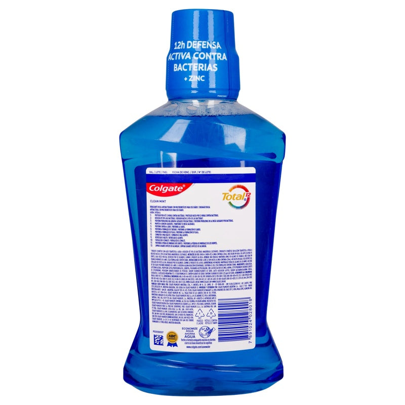 Enjuague Bucal Colgate Total12 Clean 500 Ml perfil 11