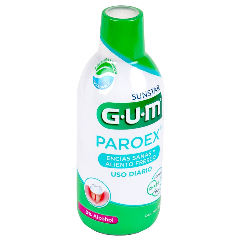Enjuague Bucal Gum Paroex Uso Diario 500 Ml 070942304023 perfil 5