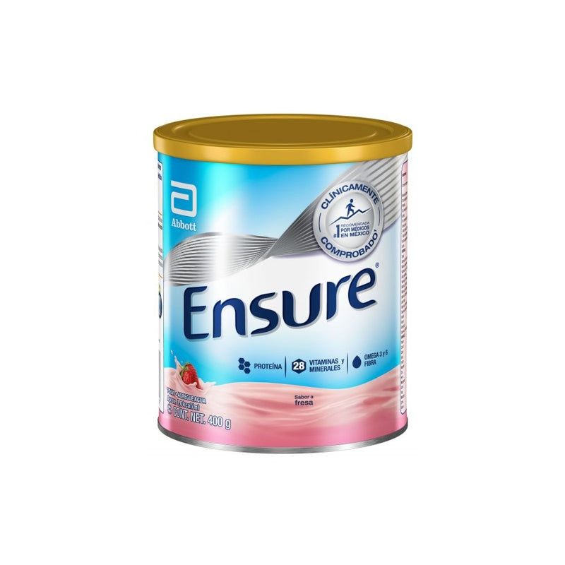 Ensure Fos Fresa 400 Gr Polvo Suplemento Alimenticio