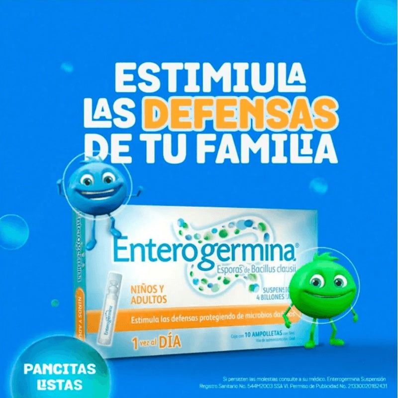 Enterogermina 4 Billones Ui 10 Ml 10 Ampolletas