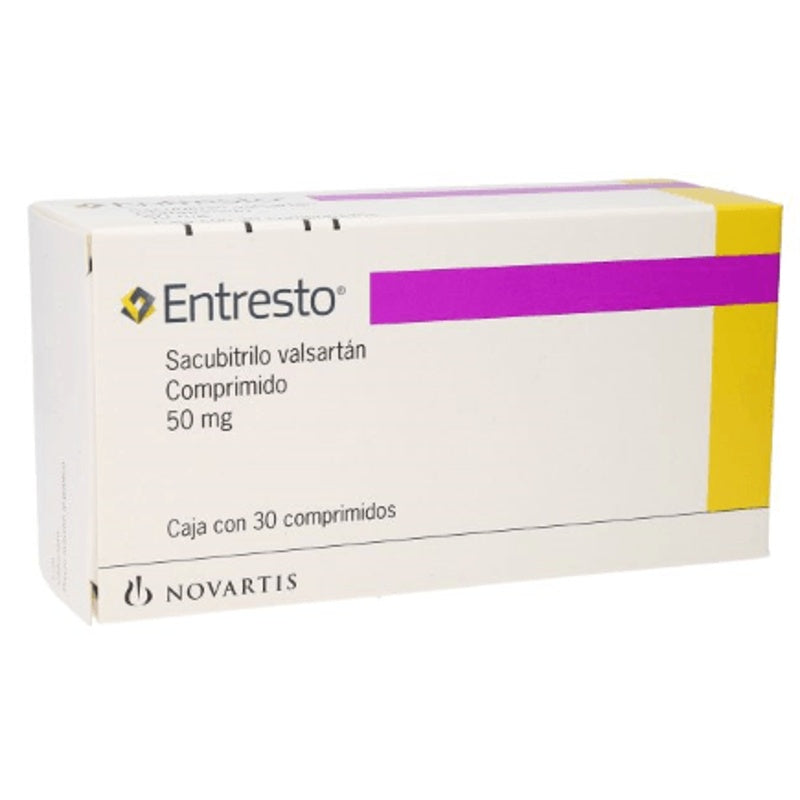 Entresto 50 Mg Con 30 Tabletas