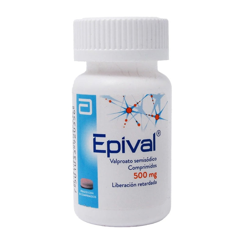 Epival 500 Mg Con 30 Comprimidos