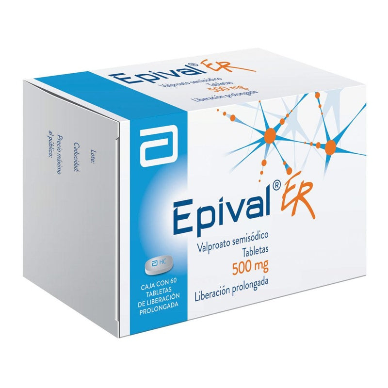 Epival 500 Mg Con 60 Tabletas