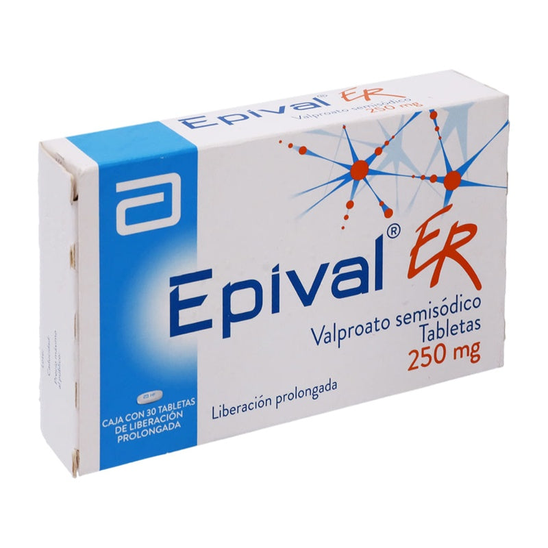 Epival Er 250 Mg Con 30 Tabletas