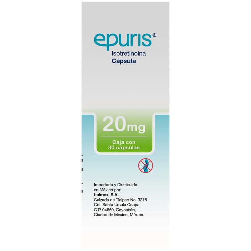 Epuris 20 Mg Con 30 Capsulas 7501390914494 perfil 4