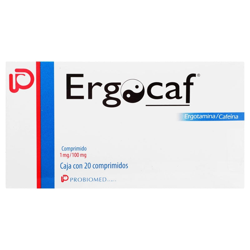 Ergocaf 1 / 100 Mg 20Comprimidos 1159
