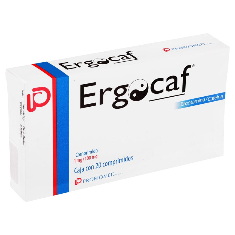 Ergocaf 1 / 100 Mg 20Comprimidos 1159