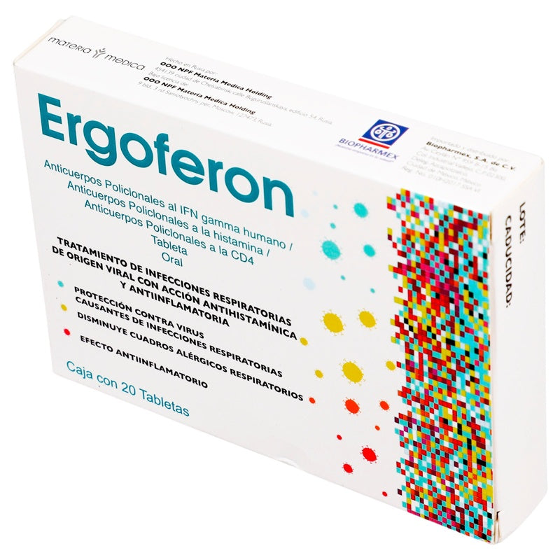 Ergoferon 20 Tabletas