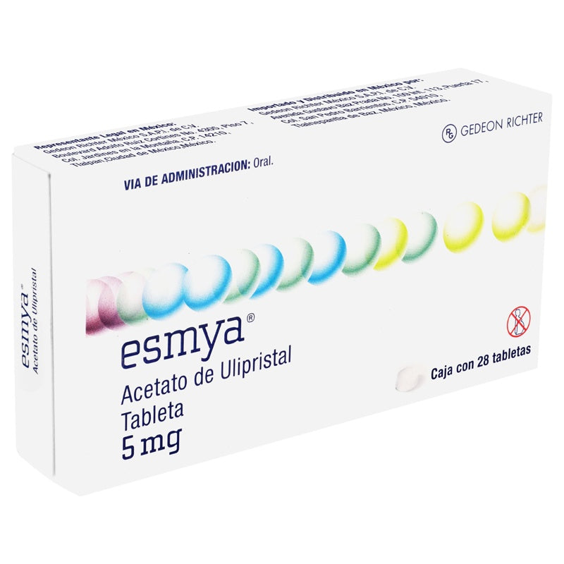 Esmya 5 Mg Con 28 Tabletas
