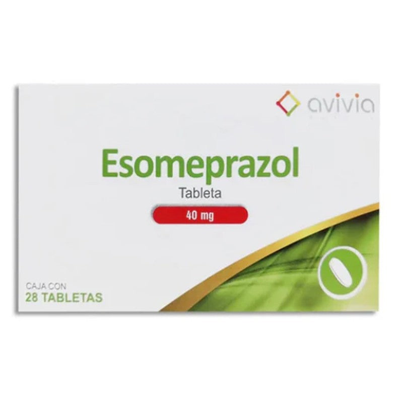 Esomeprazol 40 Mg Con 28 Tabletas Avivia 7502216809147 2