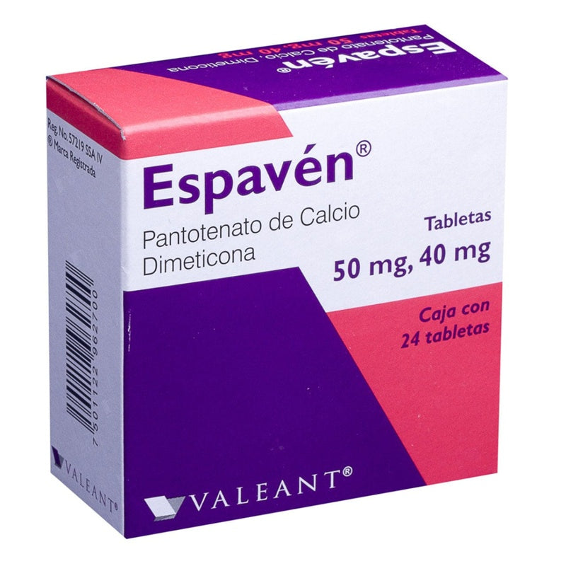 Espaven 40 / 50 Mg Con 24 Tabletas