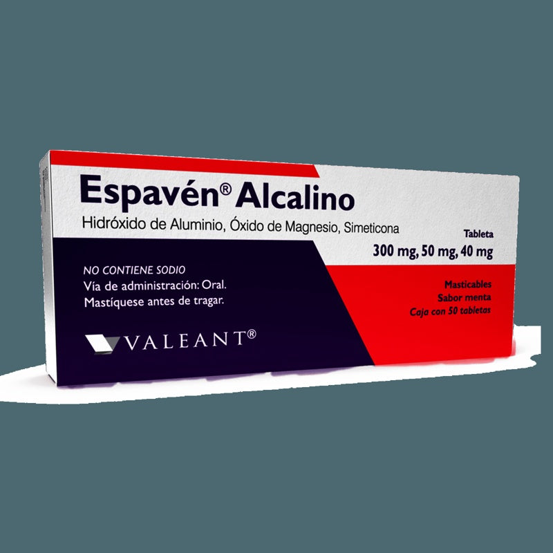 Espaven Alcalino 300 / 50 / 40 Mg Con 50 Tabletas