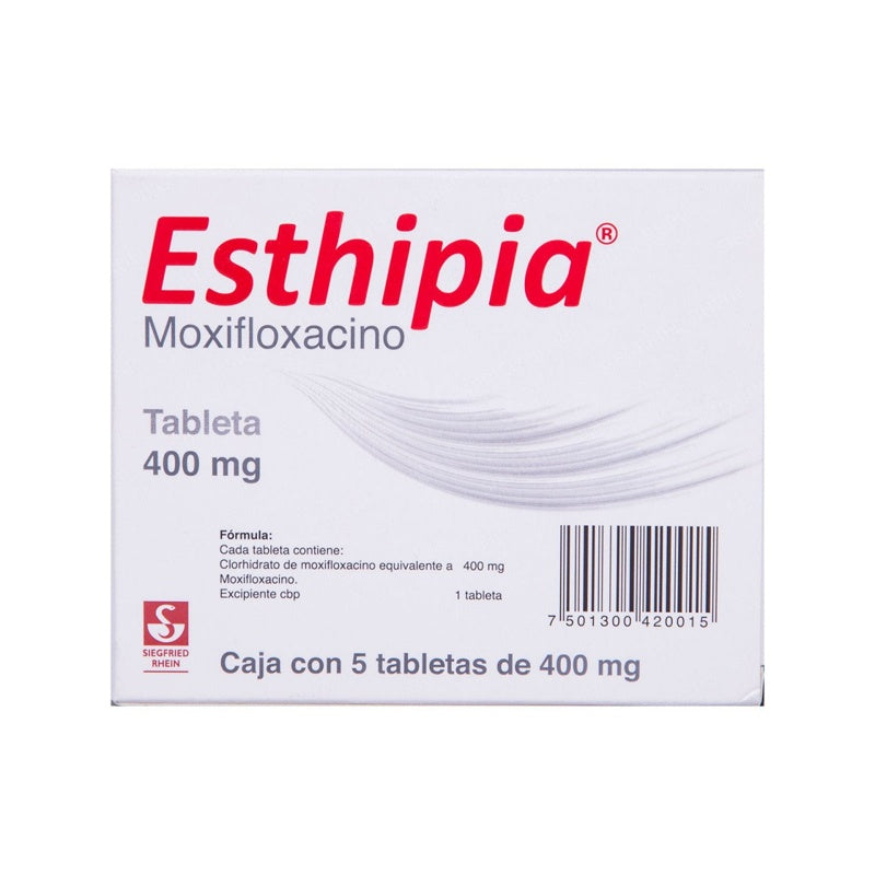 Esthipia 400 Mg Con 5 Tabletas