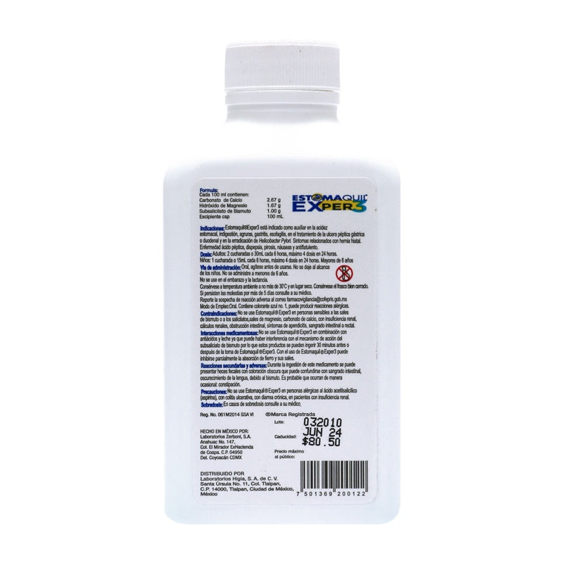 Estomaquil Exper3 2.67 / 1.67 / Gr / 100 Ml 240 Ml Suspensión