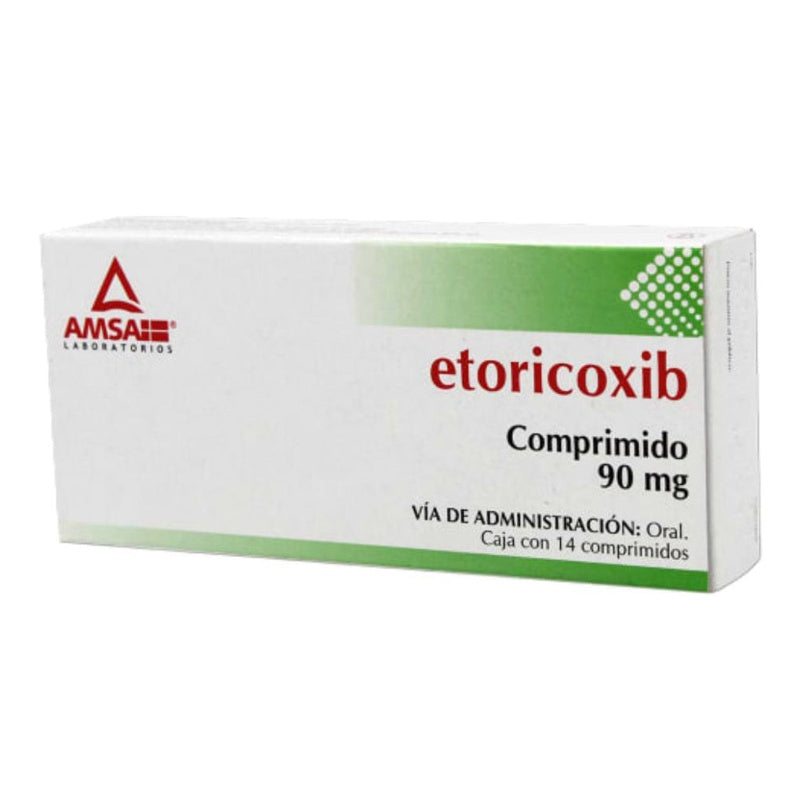 Etoricoxib 90 Mg Con 14 Tabletas Amsa