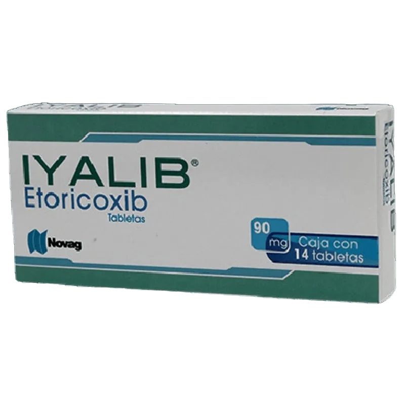 Etoricoxib 90 Mg Con 14 Tabletas Iyalib 7501075723397