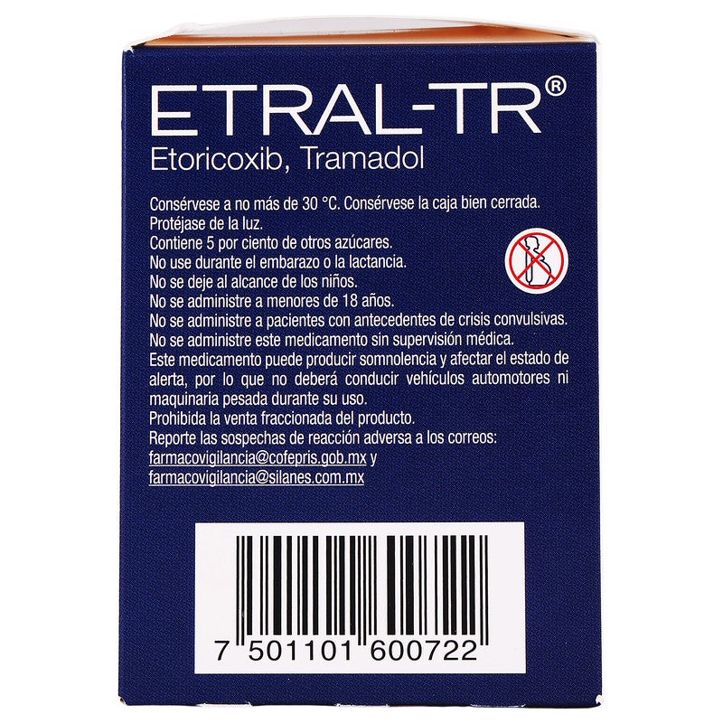 Etral Tr 90  50 Mg 14 Sobres 7501101600722 8