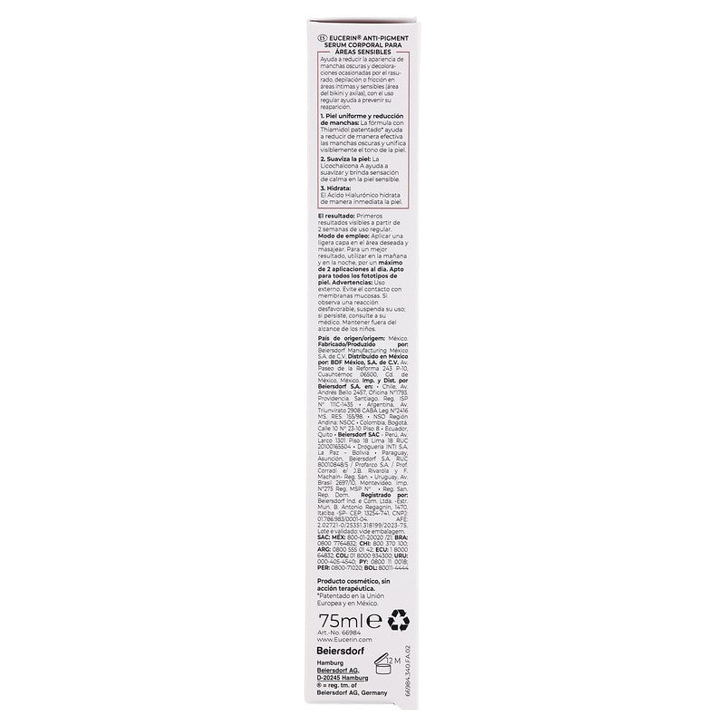 Eucerin Serum Antimanchas Corporal 75 Ml 4006000014401 5