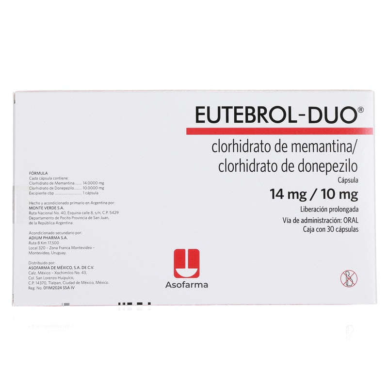 Eutebrol Duo 14 / 10 Mg Con 30 Capsulas 7730979099349 perfil 5