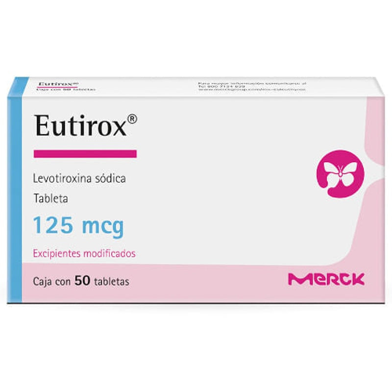 Eutirox 125 Mcg Con 50 Tabletas