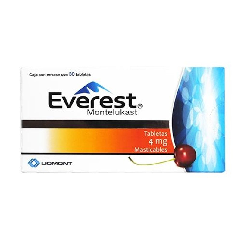 Everest 4 Mg Con 30 Tabletas Mast