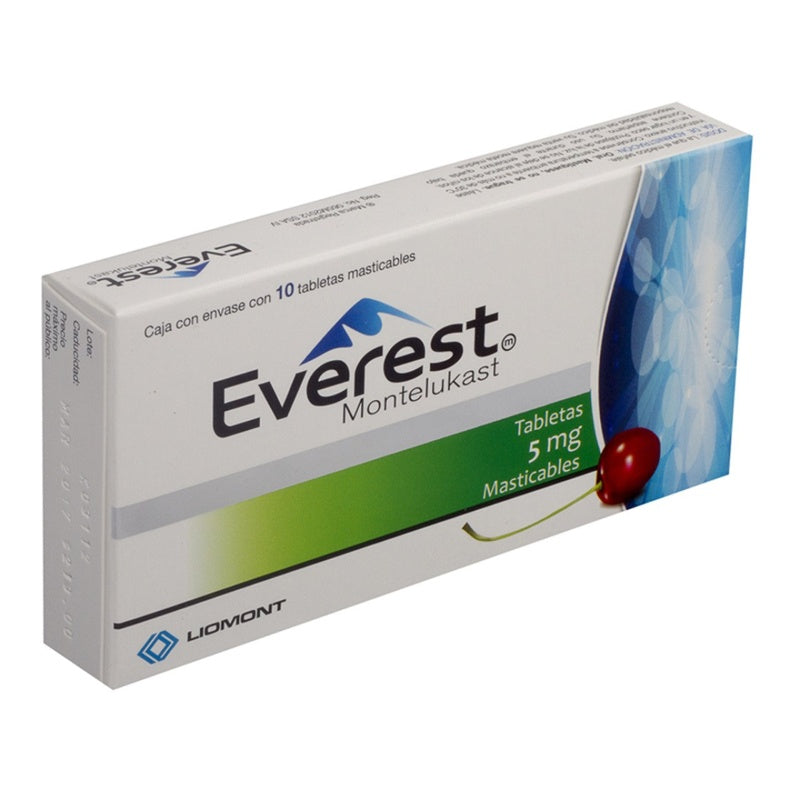 Everest 5 Mg Con 10 Tabletas