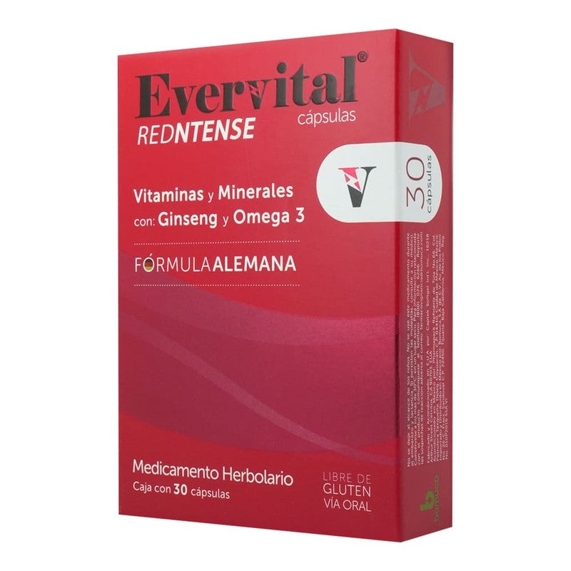 Evervital Redntense 30 Capsulas 7501587000146 2