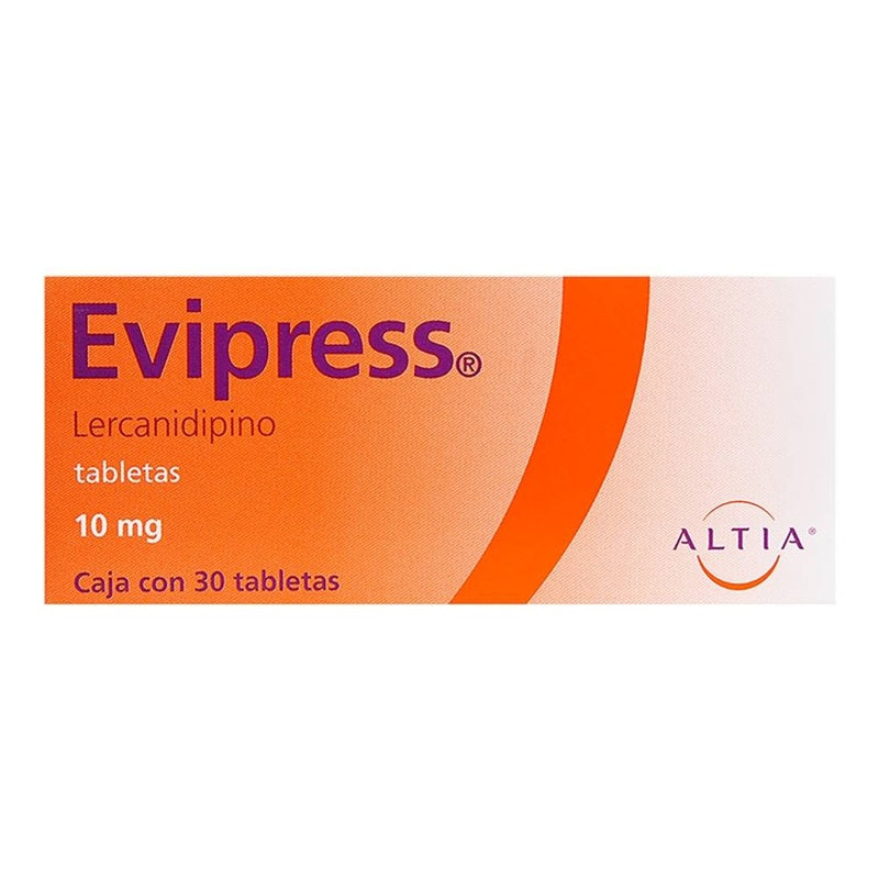 Evipress 10 Mg Con 30 Tabletas