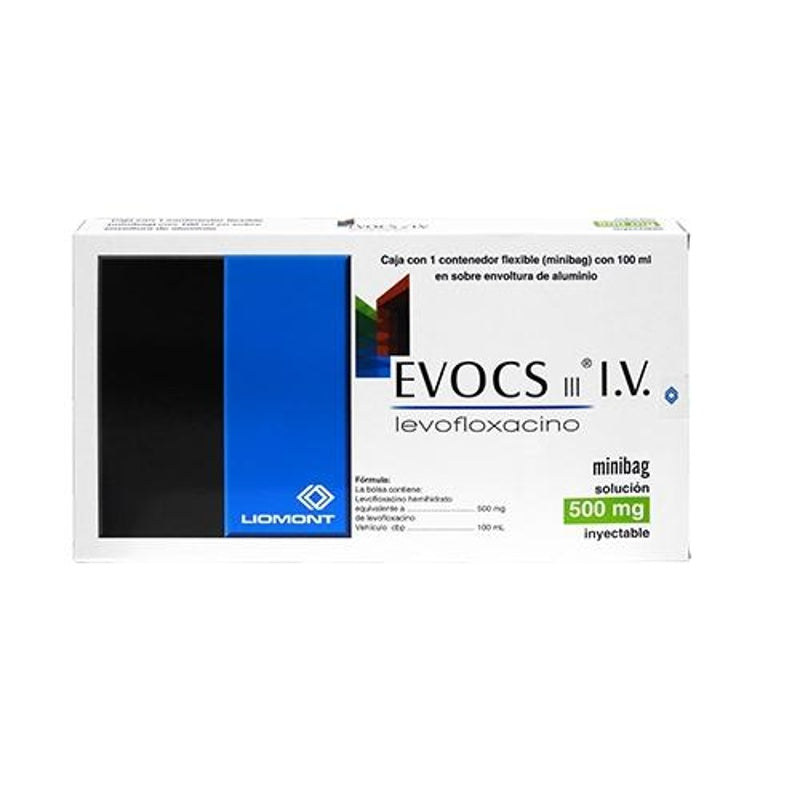 Evocs Iii 500 Mg / 100 Ml 100 Ml Iv Solución Inyectable