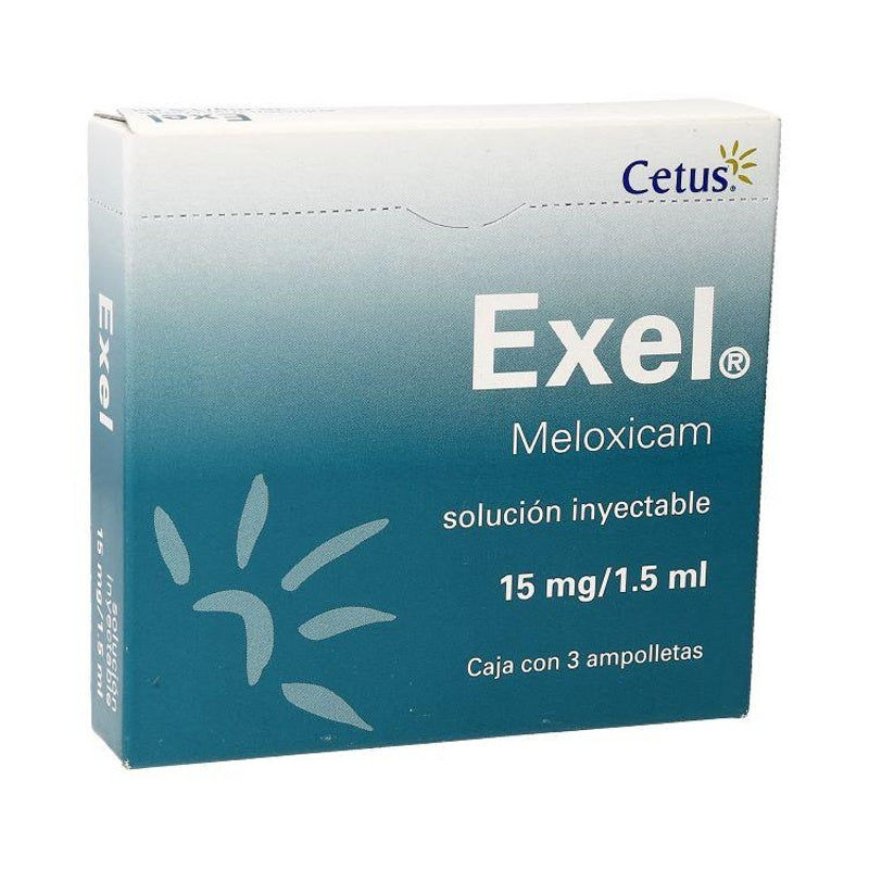 Exel 15 Mg 1.5 Ml 3 Ampolletas