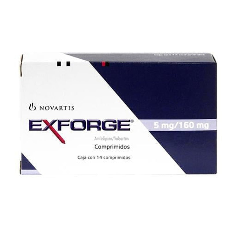 Exforge 5 / 160 Mg Con 14 Tabletas
